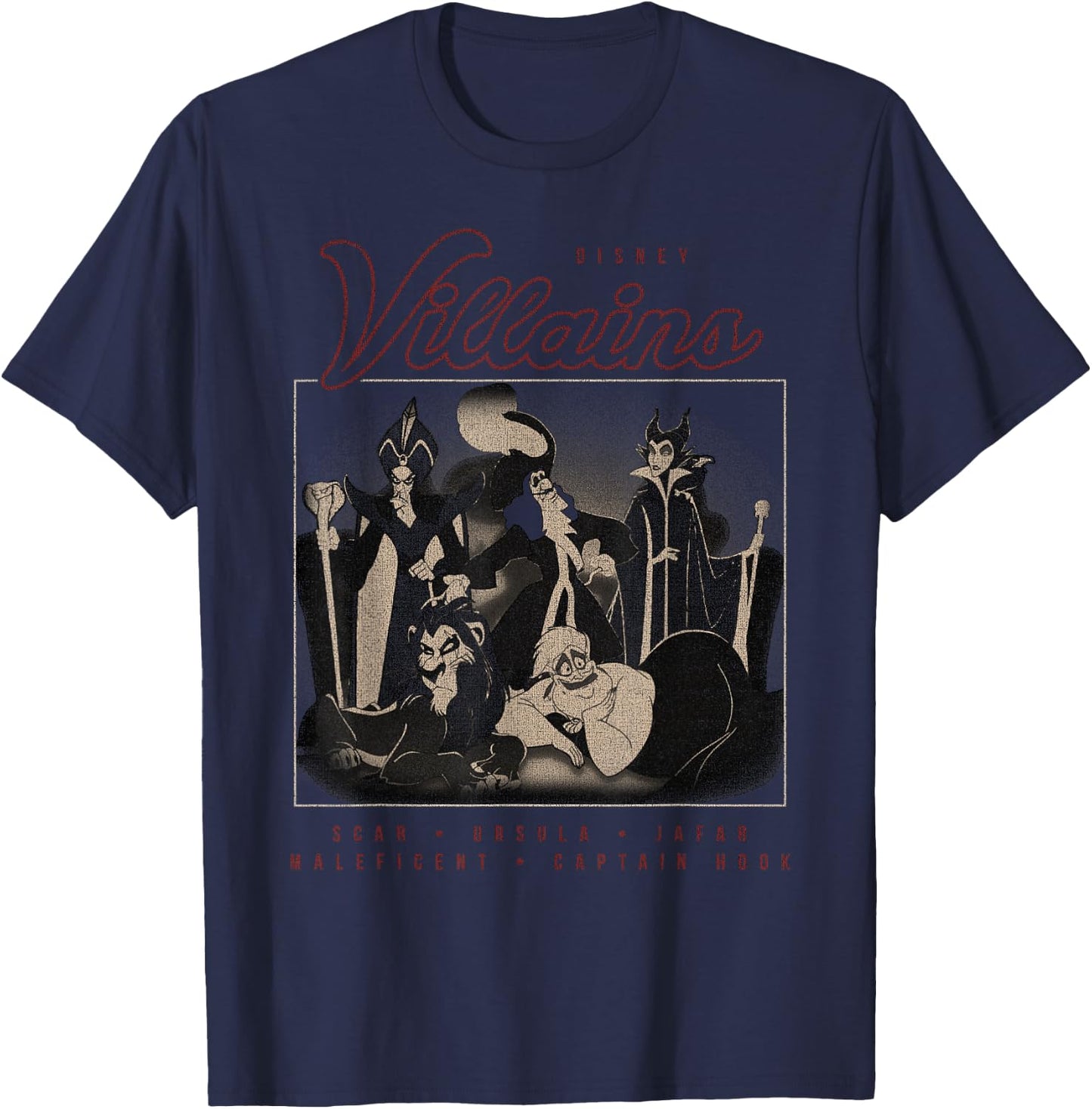 Disney Villains Group Portrait T-Shirt - T-Shirt | Navy