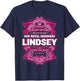 Lindsey First Name T-Shirt - T-Shirt | Navy