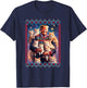 Cats for Trump 2024 Trump Christmas Ugly Sweater T-Shirt - T-Shirt | Navy
