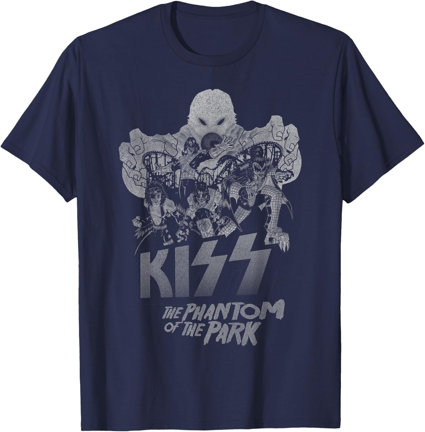 KISS - The Phantom of The Park T-Shirt - T-Shirt | Navy