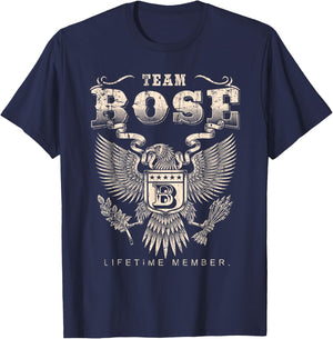 Team Bose Family Name Lifetime Member T-Shirt - T-Shirt | Navy