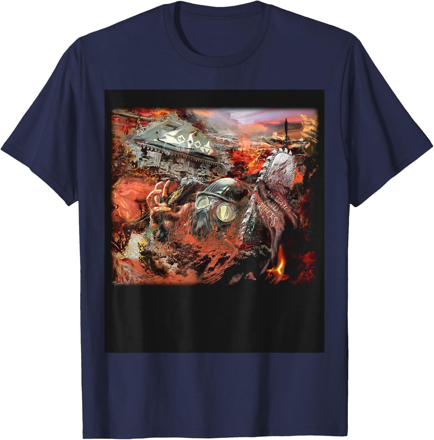 Sodom - In War and Pieces - Official Merchandise T-Shirt - T-Shirt | Navy