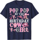 Pop Pop Of The Birthday Cow-Girl Rodeo Cow Girl Birthday T-Shirt - T-Shirt | Navy