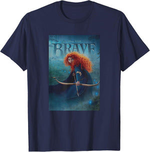 Disney and Pixar Brave Merida Poster T-Shirt - T-Shirt | Navy