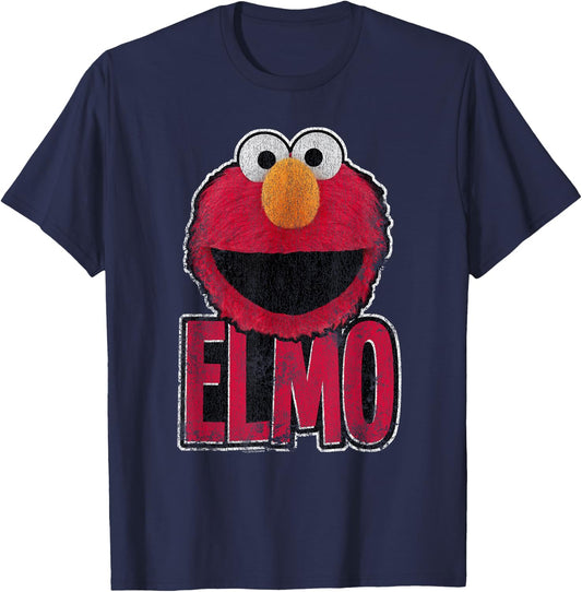 Sesame Street Elmo Smile T-Shirt - T-Shirt | Navy