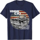 American Flag 1966 C10 66 Truck Vintage Silhouette Classic T-Shirt - T-Shirt | Navy