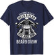 Motorcycle Beard Biker Skull Full Beard Chopper Bike Rocker T-Shirt - T-Shirt | Navy