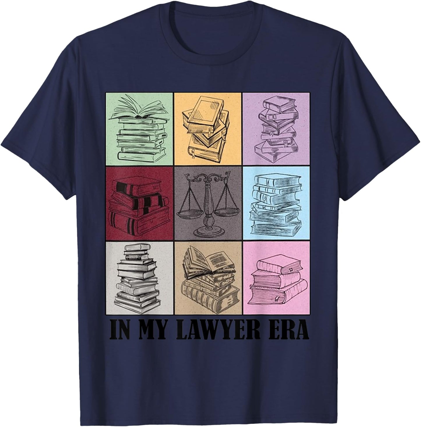 funny Lawyer Quote In My Lawyer Era Cool Lawyers T-Shirt - T-Shirt | Navy