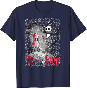 Disney - Nightmare Before Christmas True Love T-Shirt - T-Shirt | Navy