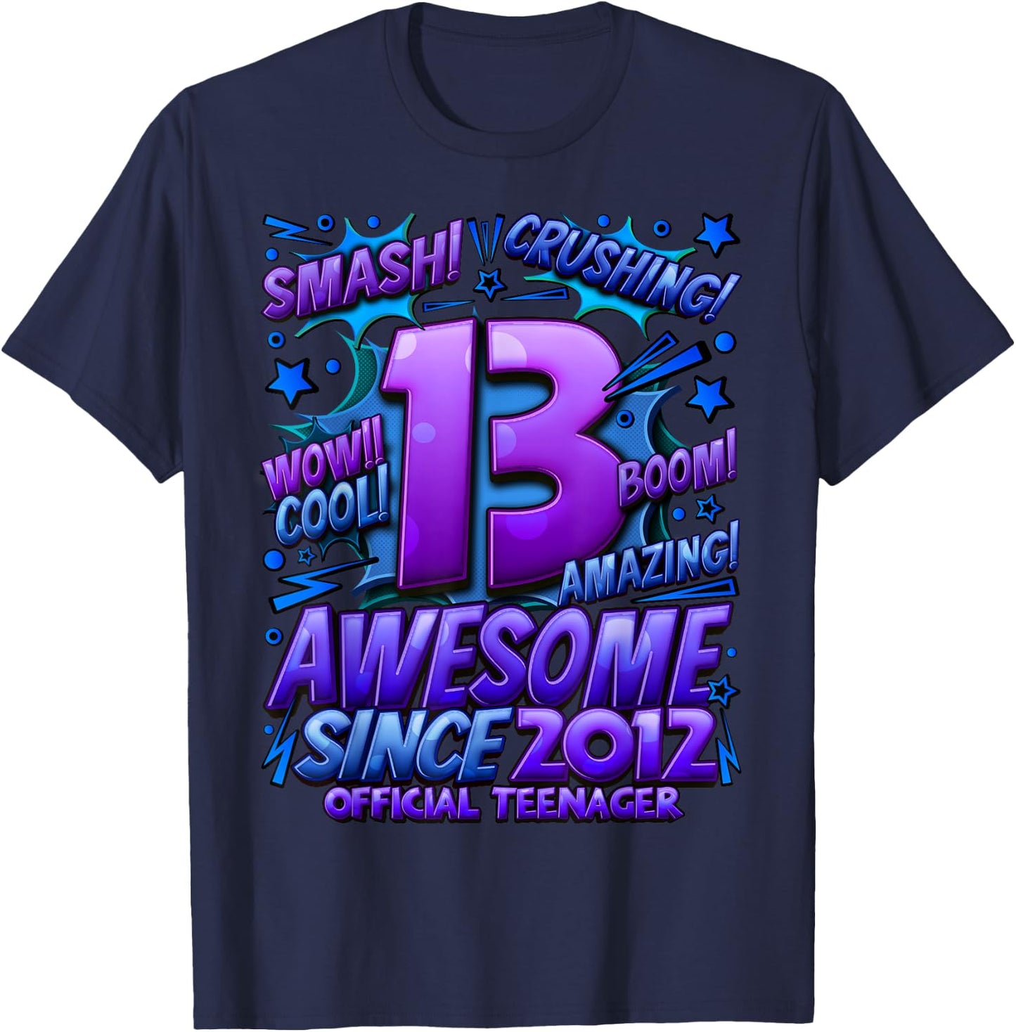 Official Teenager 13 Year Old Gifts Girls 13 Year Old Girl T-Shirt - T-Shirt | Navy
