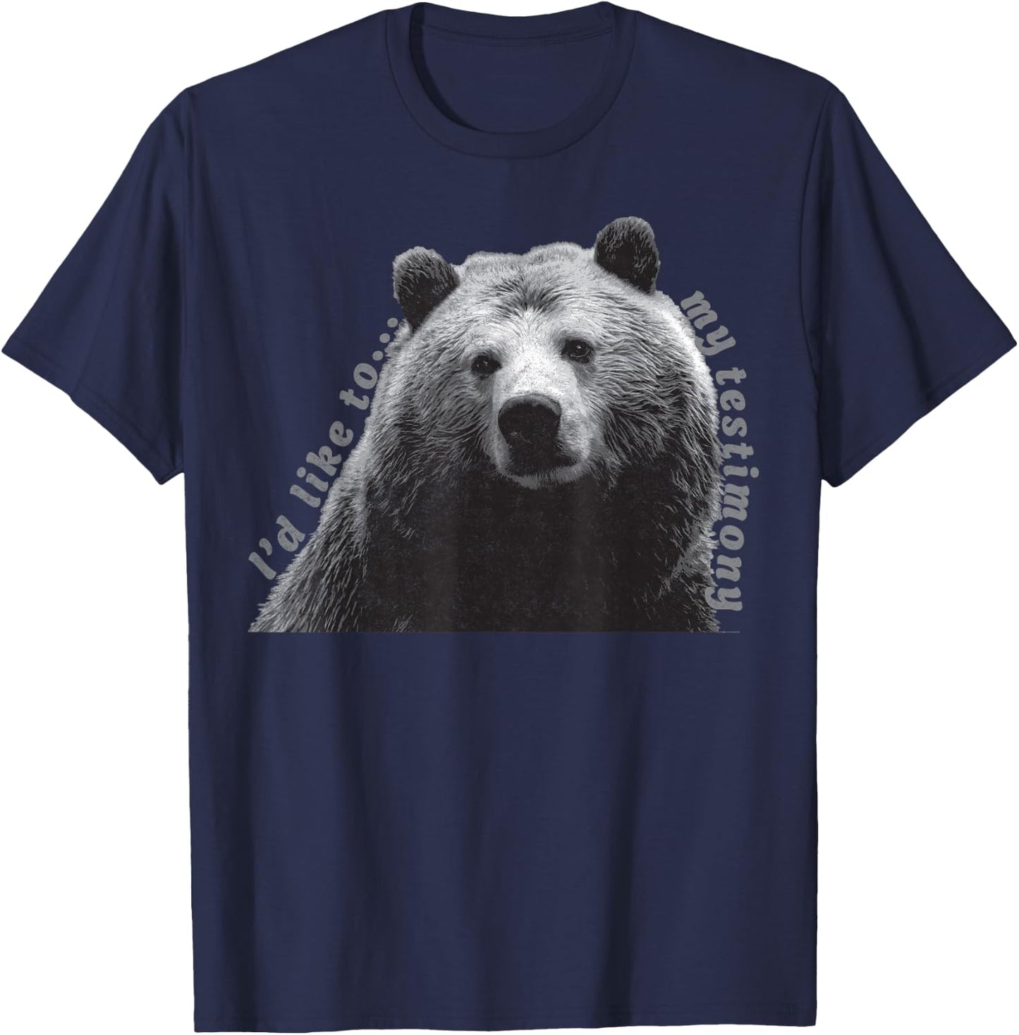 LDS Missionary Gift Mormon T Shirt Bear my Testimony T-Shirt - T-Shirt | Navy