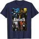 Marvel Comics Retro Classic The Punisher Panel Collage T-Shirt - T-Shirt | Navy