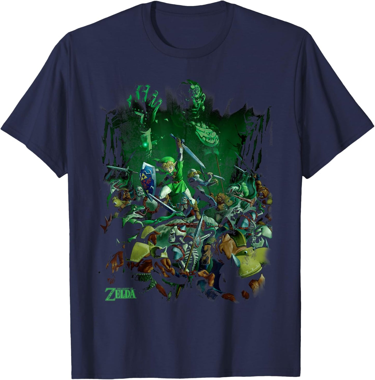 Nintendo Zelda Ganondorf's Final Battle Graphic T-Shirt - T-Shirt | Navy