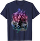 Marvel Black Panther Movie Heroine Poses Graphic T-Shirt - T-Shirt | Navy