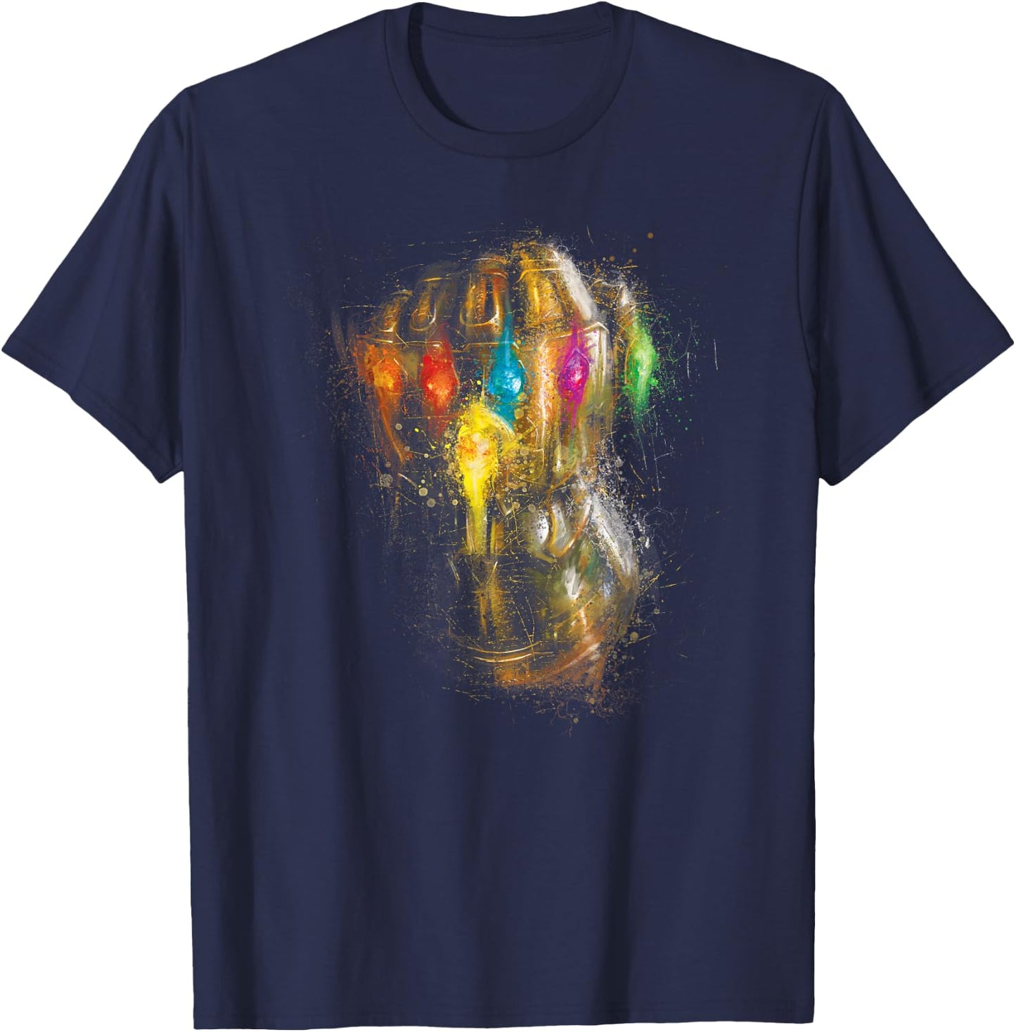 Marvel Avengers: Endgame Thanos Infinity Gauntlet T-Shirt - T-Shirt | Navy