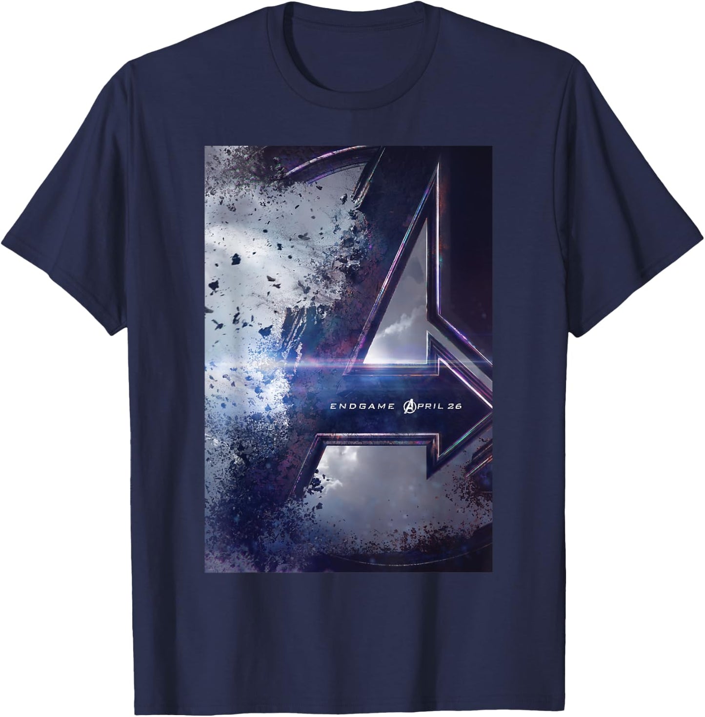 Marvel Avengers Endgame Movie Poster Graphic T-Shirt - T-Shirt | Navy