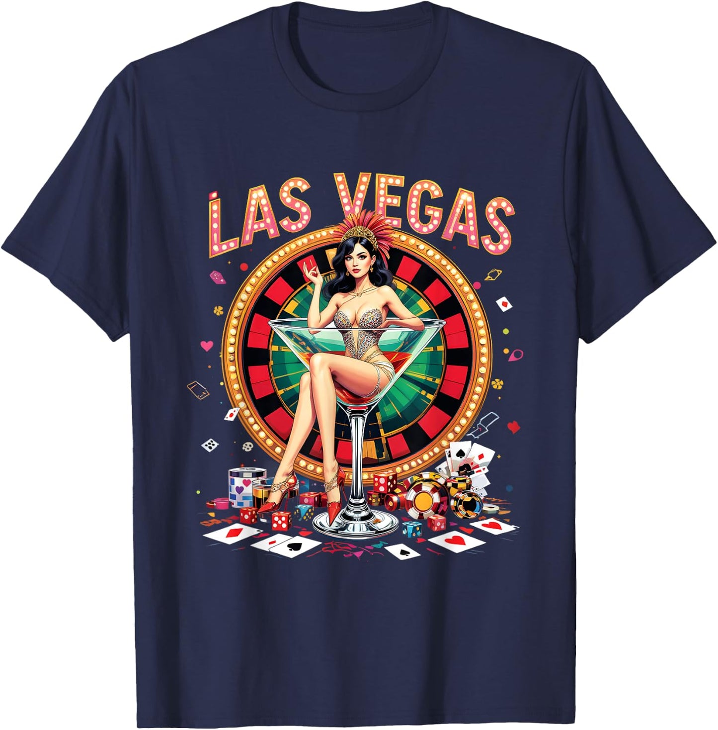 Las Vegas Nevada Las Vegas Souvenir Vacation Trip 2025 T-Shirt - T-Shirt | Navy