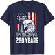 We The People 250 Years Eagle America Flag 4th of July T-Shirt - T-Shirt | Navy