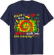 Juneteenth Breaking Every Chain Since 1865 Freedom Day T-Shirt - T-Shirt | Navy