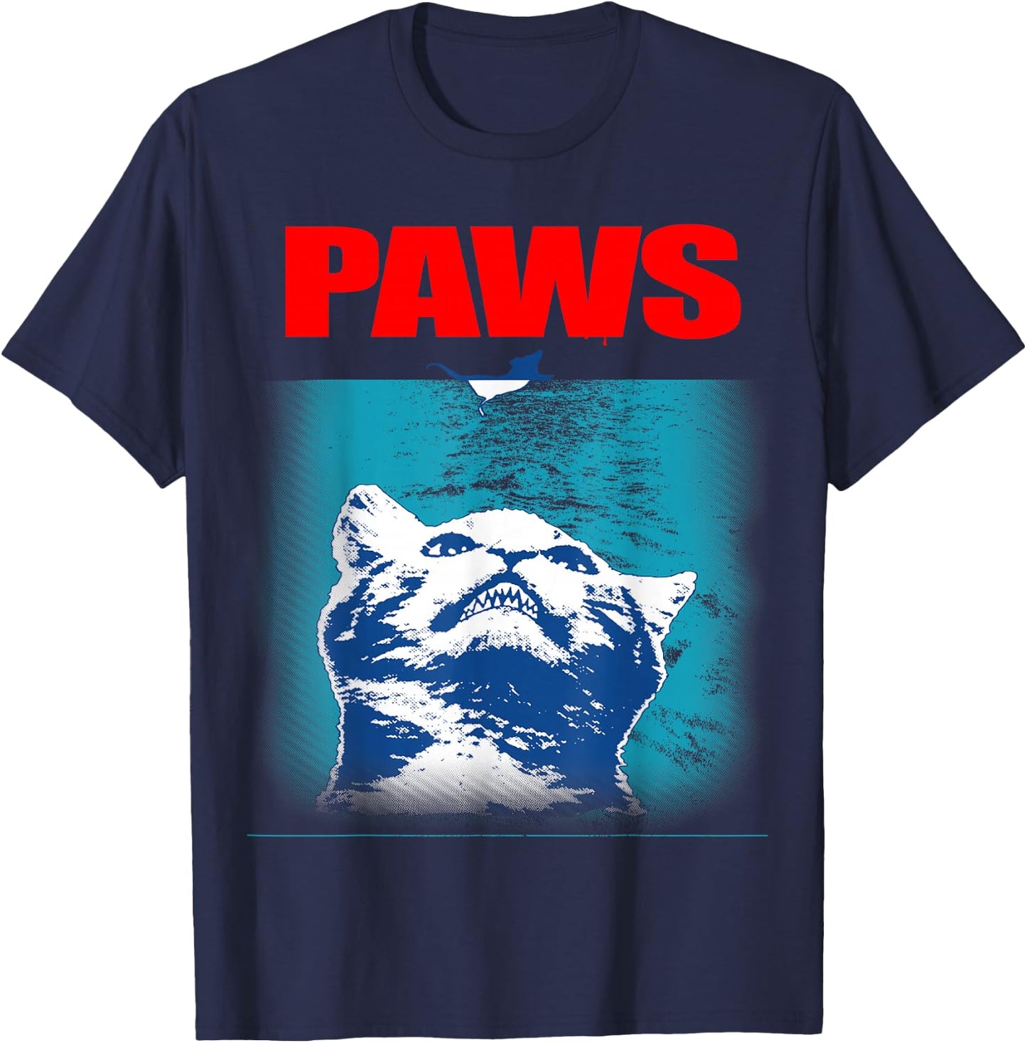 Cat Jaws T-Shirt - T-Shirt | Navy