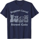 Support Local Street Cats Team Trash Rat Opossum Raccoon T-Shirt - T-Shirt | Navy