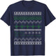 Merry Brrrrtmas A-10 Warthog Ugly Christmas Sweater T-Shirt - T-Shirt | Navy