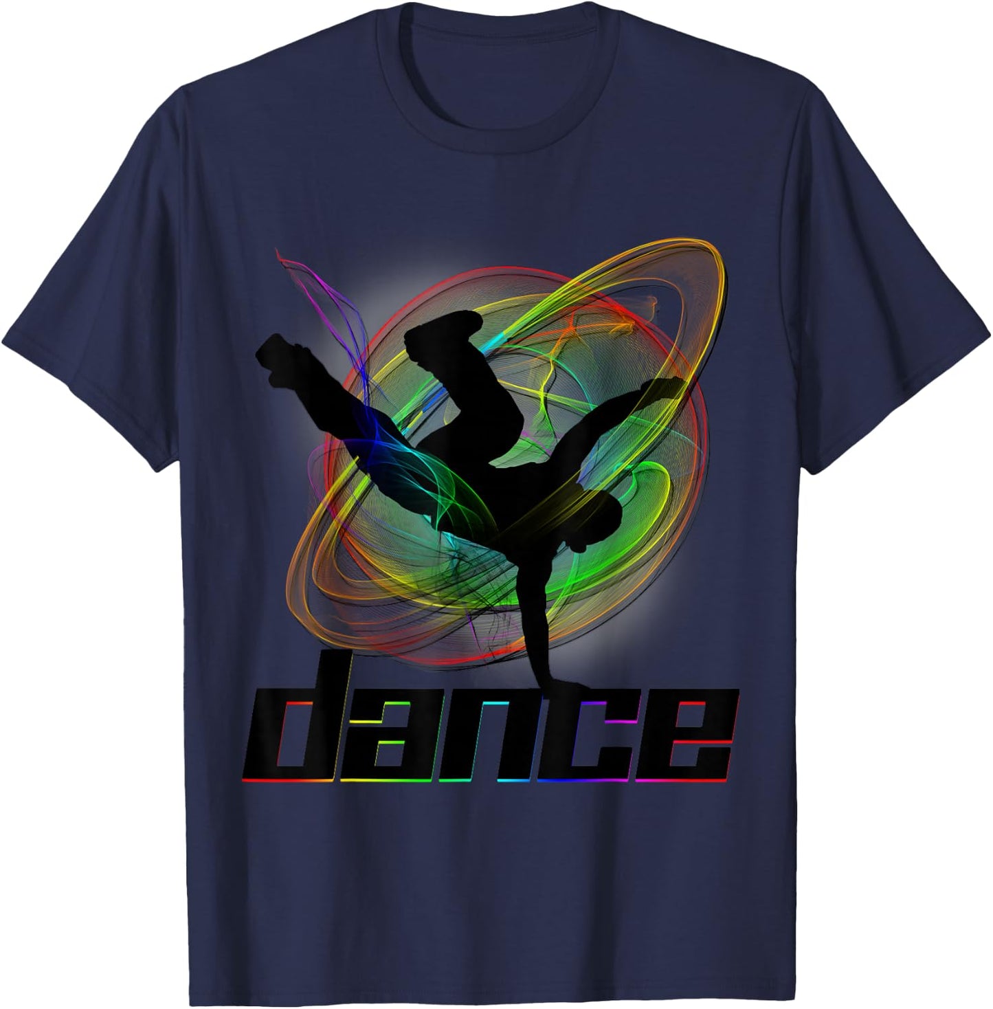 Breakdancing Street Dance Fast Movement Dancing Gift T-Shirt - T-Shirt | Navy