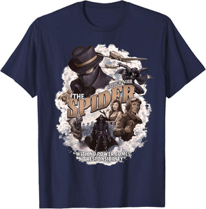 Marvel Spider-Man Spider-Noir No Power No Responsibility T-Shirt - T-Shirt | Navy