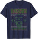 Universal Monsters Christmas Frankenstein Monster T-Shirt - T-Shirt | Navy