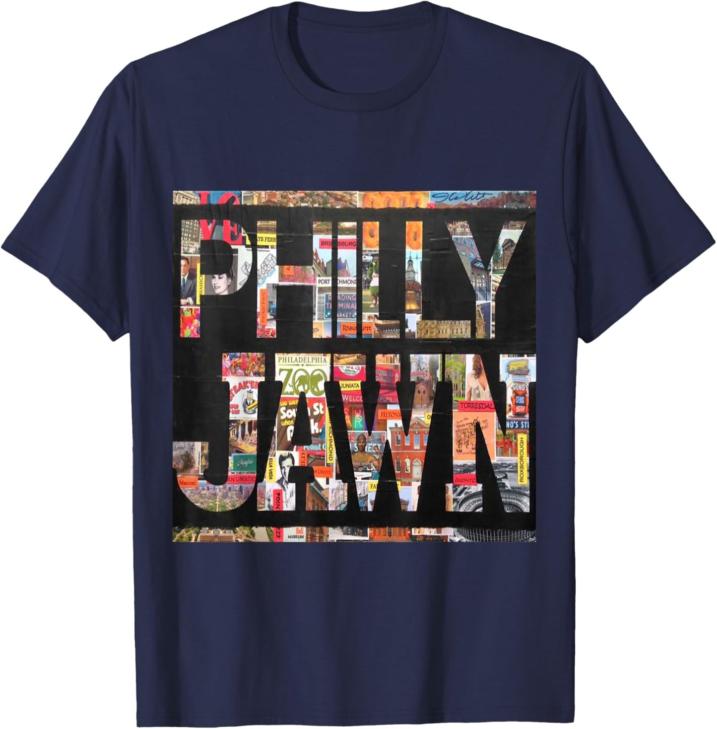 Philly jawn, slang Philadelphia hometown T-Shirt - T-Shirt | Navy