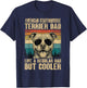 American Staffordshire Terrier Dad Like A Regular But Cooler T-Shirt - T-Shirt | Navy