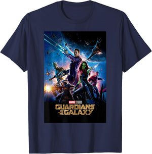 Marvel Studios Guardians of The Galaxy Movie Small T-Shirt - T-Shirt | Navy