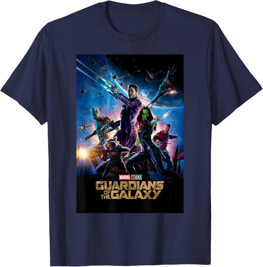 Marvel Studios Guardians of The Galaxy Movie Small T-Shirt - T-Shirt | Navy