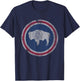 Wyoming Flag Retro Fade Boys Girls Toddler Family T-Shirt - T-Shirt | Navy