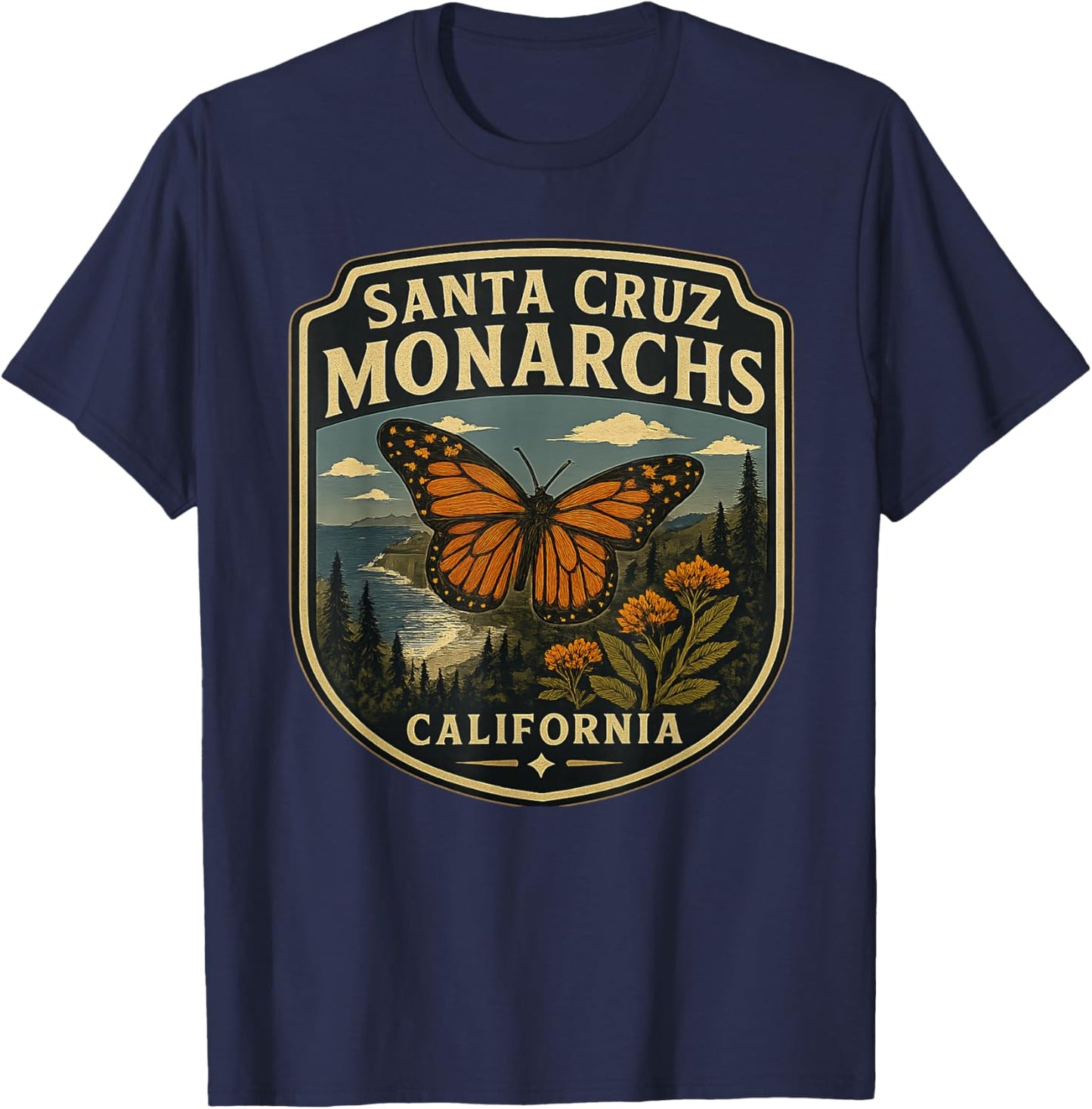 Butterfly T-Shirt - T-Shirt | Navy
