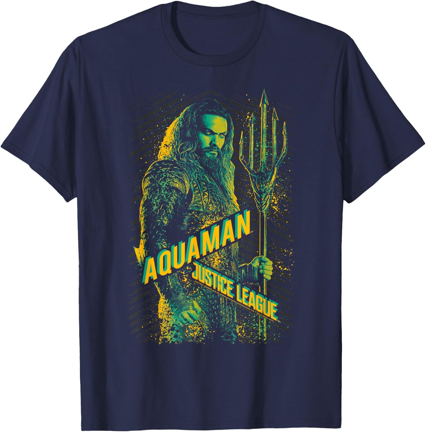 Justice League Movie Aquaman T-Shirt - T-Shirt | Navy