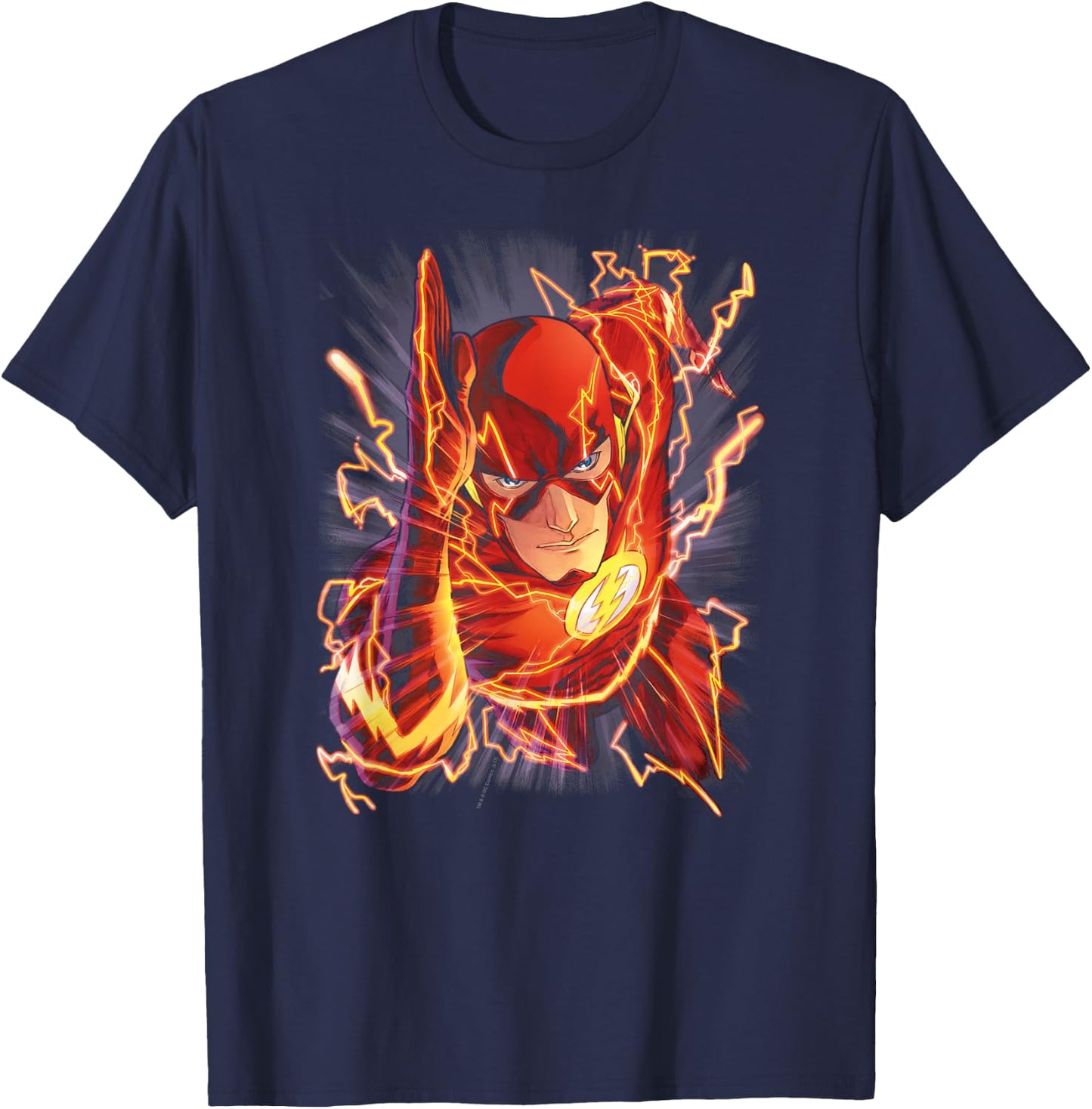 The Flash New 52 Cover #1 T-Shirt - T-Shirt | Navy