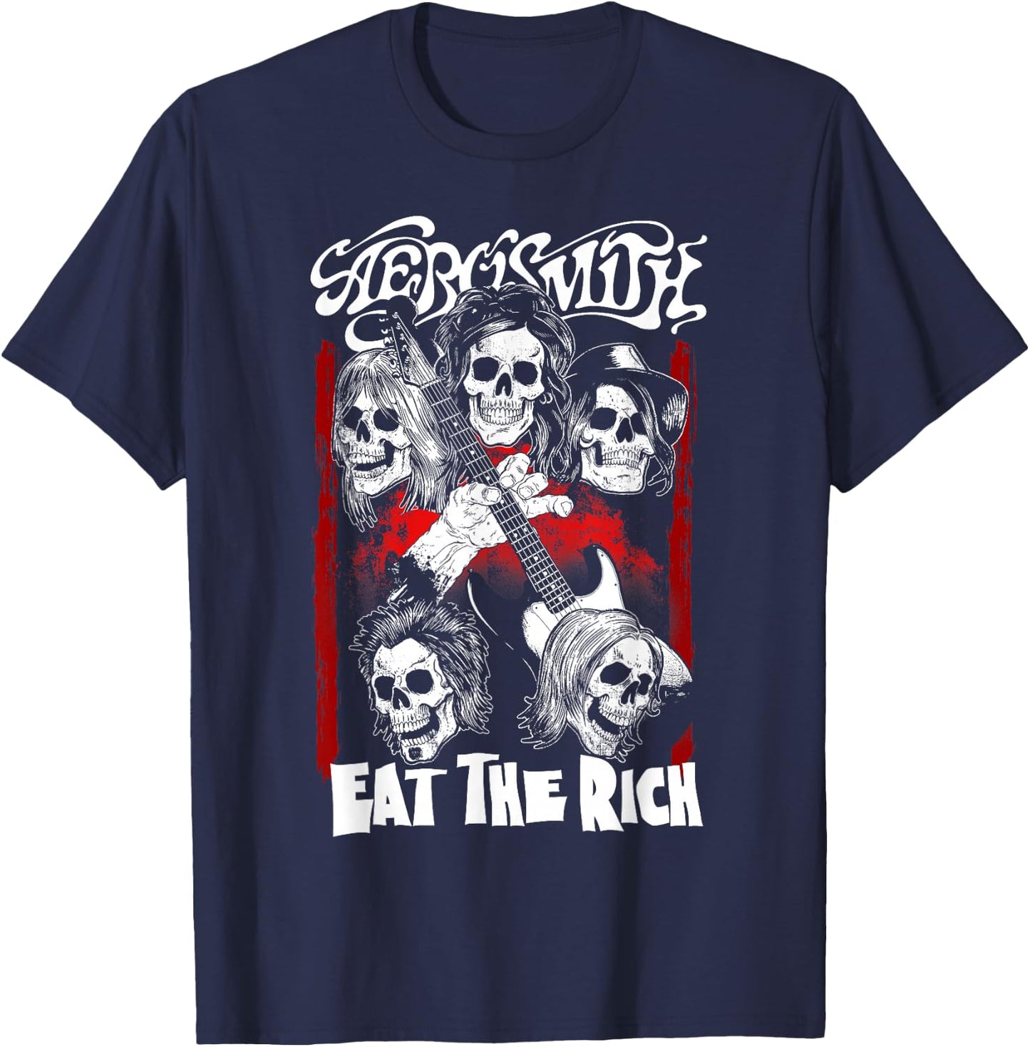 Aerosmith - Eat the Rich T-Shirt - T-Shirt | Navy