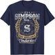 Simpson Last Name Shirt It's A Simpson Thing T-Shirt - T-Shirt | Navy
