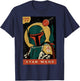 Star Wars Boba Fett Retro Comic Cover T-Shirt - T-Shirt | Navy