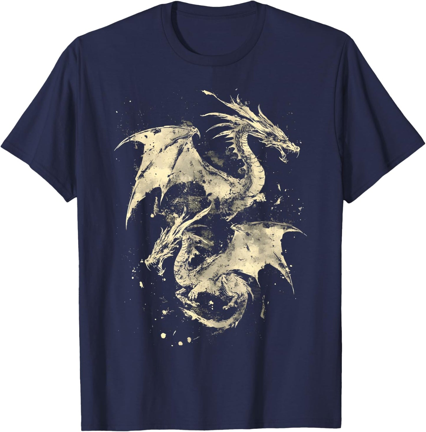 Dragon Lovers Dragon Types Women Men Girls Boys Dragons T-Shirt - T-Shirt | Navy