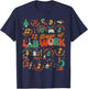 12 Days Of Lab Work, Melted Christmas - Chemist Christmas T-Shirt - T-Shirt | Navy
