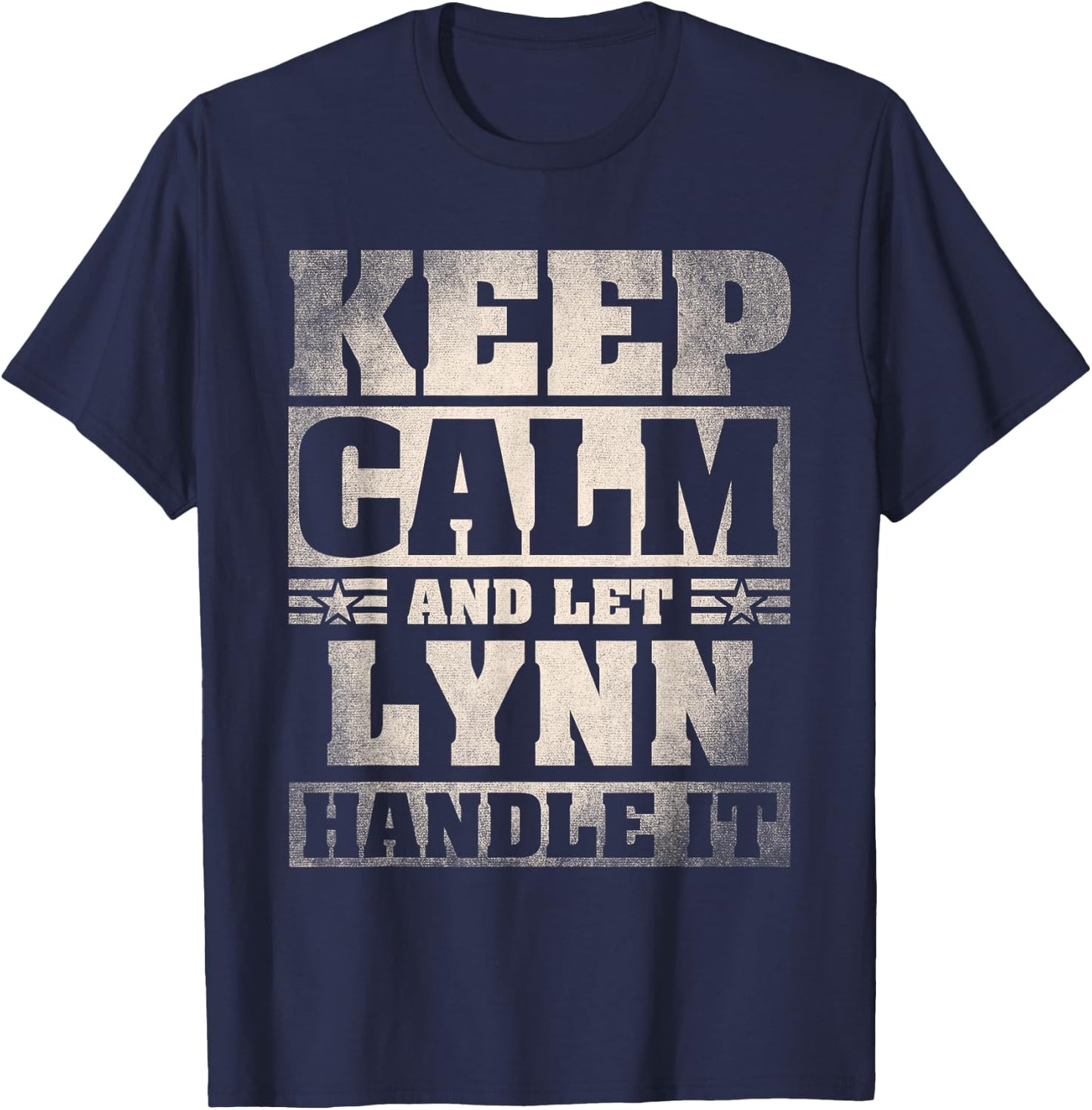 Lynn Name Shirt Personalized Lynn First Name T-Shirt - T-Shirt | Navy