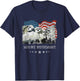 Mount Rushmore Flag Souvenirs Gift T-Shirt - T-Shirt | Navy