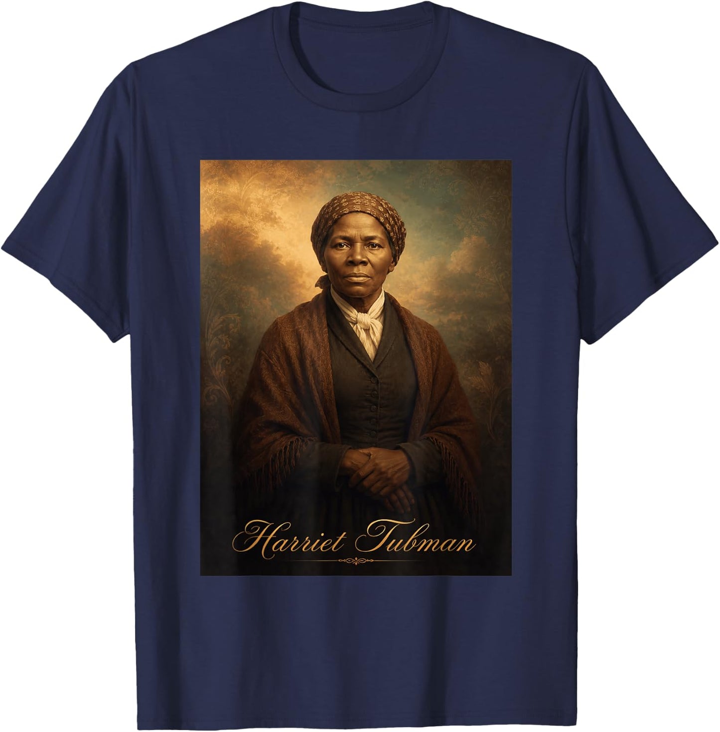 Harriet Tubman Portrait T-Shirt - T-Shirt | Navy
