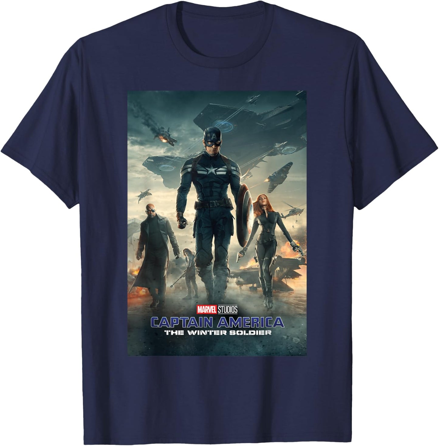 Marvel Studios Capt. America Winter Soldier T-Shirt - T-Shirt | Navy