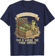 Humor Quote Check Out My Bed Magic Happens Gardener Frog T-Shirt - T-Shirt | Navy
