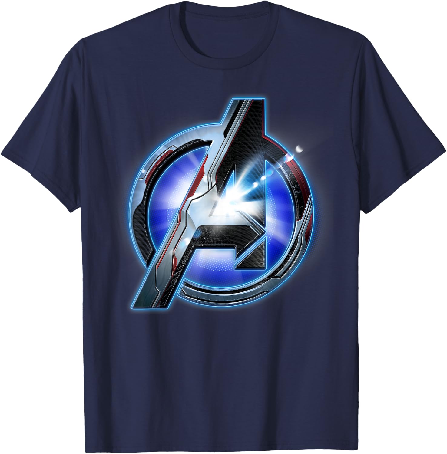 Marvel Avengers Endgame Tech Logo Graphic T-Shirt - T-Shirt | Navy