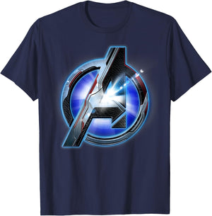 Marvel Avengers Endgame Tech Logo Graphic T-Shirt - T-Shirt | Navy