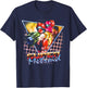 Nintendo Super Metroid Samus Grid Neon Chrome Poster T-Shirt - T-Shirt | Navy